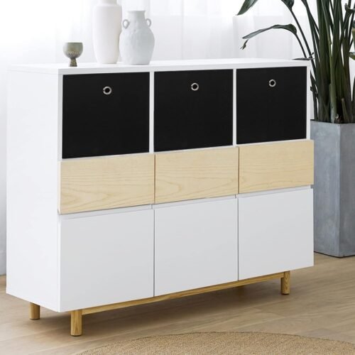 Foldable Fabric Storage Cube Organizer Basket